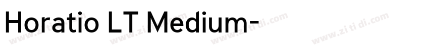 Horatio LT Medium字体转换
